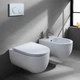 Унітаз підвісний Olympia Milady MIL120201 з кришкою Soft Close C5CN01 білий глянець - изображение 1