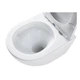 Унітаз підвісний Devit Flow DFL0460111W 490х365х370mm з кришкою soft-close, білий глянець - изображение 7