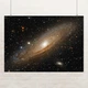 Постер Галактика Андромеди, туманність, Andromeda Galaxy, астрономія, космос, НАСА, наука, A3 30×42 см (id6722) - зображення 1