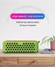 Портативная Bluetooth колонка ES-T60 10W с солнечной зарядкой и фонарем Зеленая - изображение 2