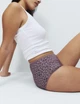 Набор трусиков из микрофибры Marks&Spencer миди High rise shorts 12(40) 5 шт brown mix 0244 - изображение 3