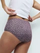 Набор трусиков из микрофибры Marks&Spencer миди High rise shorts 12(40) 5 шт brown mix 0244 - изображение 4