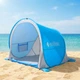 Пляжний намет Outtec саморозкладний садовий намет-ширма SunGuard UV50 Блакитний (5907766660491) - зображення 12