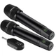 Микрофон для караоке KM-850, Black, 6.35 мм jack, беспроводное подключение. REAL-EL (2000003491476) - изображение 2