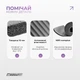 Коврик для йоги EasyFit NBR HIGH-Density 10 мм серый (йогамат из вспененного каучука для фитнеса и пилатеса, мат-каремат спортивный) EF-NK10GY - изображение 4