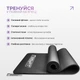 Килимок для йоги EasyFit NBR Soft-Touch 10 мм чорний спінений каучук (йогамат для фітнесу та пілатесу) SCTNBR10-BK - зображення 5