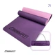 Коврик для йоги и фитнеса (йога мат) EasyFit TPE+TC 183х61см толщина 6мм двухслойный фиолетовый-розовый (мат-каремат спортивный, йогамат для фитнеса, пилатеса) - изображение 1