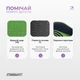 Коврик для йоги EasyFit TPE+TC 183 х 61 см толщина 6мм двухслойный зеленый-черный (мат-каремат спортивный, йогамат для фитнеса, пилатеса) - изображение 4