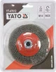 Щётка зачистная дисковая YATO, Ø125 мм, М14, 12500 об/мин - изображение 3