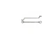 Ключ накидний вигнутий YATO YT-0385 10×11 мм 200 мм із сталі Cr-V - зображення 4