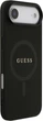 Etui na smartfon Guess Saffiano Classic Logo MagSafe do Apple iPhone Air Black (GUHMP17MPSAHMCK) - obraz 4