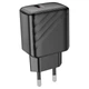 Мережевий зарядний пристрій HOCO CS22A Value single port charger Type-C cable 30W Black - зображення 9