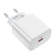 Мережевий зарядний пристрій HOCO C76A Speed source Lightning cable 18W White - изображение 8