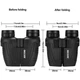 Бинокль Occer 12x25 Compact Low Light Vision водонепроницаемый 12x25 с многослойным просветлением - изображение 3