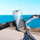 Тримач телефону для велосипеда/мотоцикла Hoco H104 Highway riding holder 4.5-7 Black - зображення 8