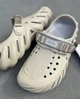 Кроксы Crocs Echo Clog Stucco бежевые, Crocs 207937-160, Roomy Fit кроксы бежевые Эчо Клог 41-42 (М8/M10) - изображение 5