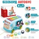 Интерактивная игрушка бизиборд автобус Busy BUS 4 в 1 металлофон, сортер, погремушки и развивающая машинка от 18 месяцев - изображение 8