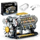 Конструктор Goqi V8 Engine Model — Механический двигатель V8 - изображение 2