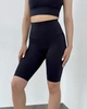 Женские спортивные велошорты без эффекта Push-Up для бега тренировок йоги велосипедистов Тёмно-синий S (VBP7S) - изображение 1