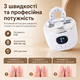 Профессиональная электрическая машинка для стрижки ногтей 3 в 1 с лупой 2,5×, LED-подсветкой, 3 скоростями и контейнером для срезо - изображение 2
