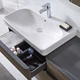 Раковина Geberit Smyle Square 500.251.01 90 см - изображение 1