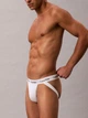 Набор трусов джоки мужских хлопковых Calvin Klein 740976101 XL 3 шт Белых (1160768377) - изображение 3