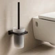 Щітка для унітаза Hansgrohe AddStoris 41752670 з тримачем чорний матовий - зображення 2
