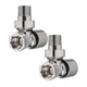 Комплект кранів для рушникосушки Remi 1/2” хром - изображение 3