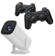 Портативный смарт проектор WiFi Android 11 720p 150 ANSI с 2 джойстиками пультом 36000 игр - изображение 2
