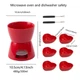 Великий набір для фондю Білий - изображение 3