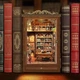 Бук Нук Старовинний книжковий дім Інтер'єрний конструктор Time Book House DIY Book Nook Kit SQ-47 - изображение 6