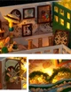 Румбокс Вілла Мрії Roombox Villa Dream Cottage DIY Miniature House Kit Інтер'єрний конструктор TD-59 + купол - изображение 5