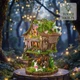 Румбокс Будиночок на дереві Інтер'єрний конструктор Roombox Rowan’s Treehouse DIY SQ-80 - зображення 5