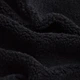 Тканина штучне хутро Тедді IDEIA 455 гр/м2 150 см, для пальт, курток та теплих жилетів чорна м.п. - зображення 4