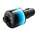 FM-трансмітер HOCO E166 Path car BT FM transmitter BT6.0 42W Black - зображення 4