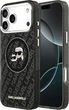 Etui na smartfon Karl Lagerfeld IML Glitter Karl & Choupette Heads Logo MagSafe do Apple iPhone 17 Pro Max Black (KLHMP17XHMKBKCHOK) - obraz 1