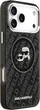Etui na smartfon Karl Lagerfeld IML Glitter Karl & Choupette Heads Logo MagSafe do Apple iPhone 17 Pro Max Black (KLHMP17XHMKBKCHOK) - obraz 4