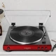 Виниловый проигрыватель Audio-Technica AT-LP60X-BT RED автоматический Bluetooth, проигрыватель пластинок, электропроигрыватель для винила, виниловая вертушка, стереопроигрыватель грампластинок, домашний аудиопроигрыватель виниловых дисков, красный - Б/В - зображення 1