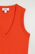 Жіноча бавовняна майка COS Cotton V-Neck Tank Top Orange S (1340703003) - изображение 7