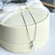 Серебряная женская цепочка шарики с подвеской Капля, 45 см, 925 проба - изображение 3