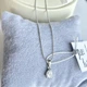 Серебряная женская цепочка шарики с подвеской Капля, 45 см, 925 проба - изображение 6