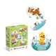 Пазл 4в1 Dodo Baby puzzle День на фермі – дитячий пазл 18м+ для малюків - зображення 2