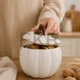 Керамічна банка Гарбуз 600 мл для зберігання продуктів бежева (733-813) - изображение 4