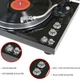 Виниловый проигрыватель Auspicium LP45B | ременной привод, 33/45 RPM, встроенный преамп, USB, RCA, алюминиевый диск - изображение 3