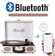 Вініловий програвач Retrolife R610 Bluetooth | 3 швидкості | Ретро валіза | Вбудовані колонки - изображение 2