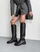 Сапоги, жокейки с ремешком в стиле Hermes Женские Meideli Черный 40 (26 см) Код: AB92 black3 - изображение 7