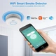 Смарт датчик дыма QXMH с Wi-Fi и мобильным приложением, 85 дБ, батарея 10 лет - изображение 2