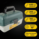Ящик для інструментів Mastertool 400х205х190мм пластиковий з органайзером 16 дюймів для авто гаражу дому - зображення 3