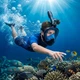 Maska do nurkowania pełnotwarzowa Outtec Aqua Explorer Pro O-05318 z fajką składaną Czarna (5905399053529) - obraz 11