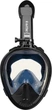 Maska do nurkowania pełnotwarzowa Outtec Aqua Explorer Pro O-05318 z fajką składaną Czarna (5905399053529) - obraz 1